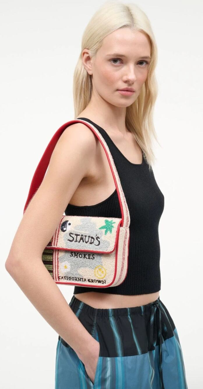 STAUD TOMMY BEADED BAG | CALIFORNIA GROWN, Brand New